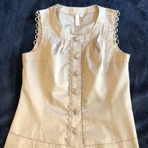 Sine Gray Tank Top Blouse Size 4